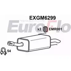 Задний глушитель EUROFLO 4357047 BJ5AJ EXGM6299 KD 6LPNP изображение 0