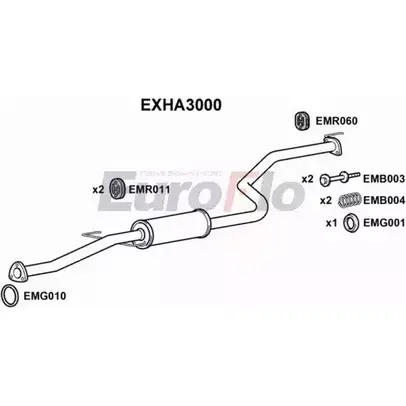 Резонатор EUROFLO S 0PVL7 PHNCQ8A 4357082 EXHA3000 изображение 0