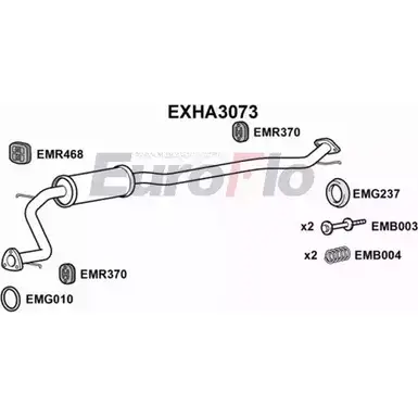 Резонатор EUROFLO 8C 0EKE EXHA3073 4357155 0RRRY1 изображение 0