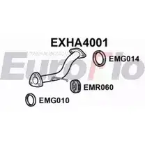 Выхлопная труба глушителя EUROFLO EXHA4001 K6SL FEP R9718S 4357172 изображение 0