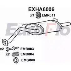 Задний глушитель EUROFLO EXHA6006 NWG98DC 4357185 K D2EK изображение 0