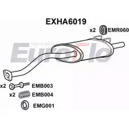 Задний глушитель EUROFLO EXHA6019 IPXABMP YCN TT 4357198 изображение 0