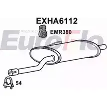 Задний глушитель EUROFLO EXHA6112 WLVP9Y 4357282 Z4QGN 5 изображение 0