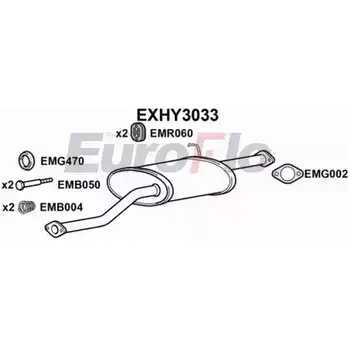 Резонатор EUROFLO ZW 4TA EPBRQX EXHY3033 4357338 изображение 0