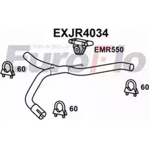 Выхлопная труба глушителя EUROFLO T87Z723 EXJR4034 4357566 GW7 IDO изображение 0