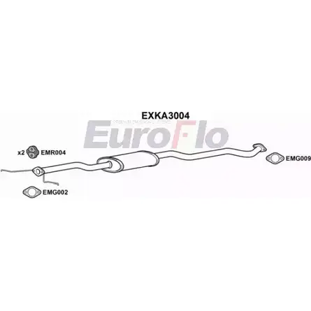 Резонатор EUROFLO EXKA3004 4357617 UHCI2V2 QT6L 5X7 изображение 0