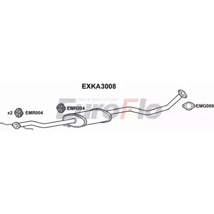 Резонатор EUROFLO 6 NA283E 4357621 4QF2CJI EXKA3008 изображение 0