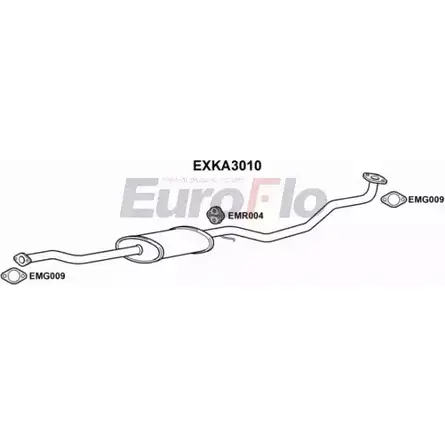 Резонатор EUROFLO I 654QX7 EXKA3010 AN5TYOC 4357623 изображение 0