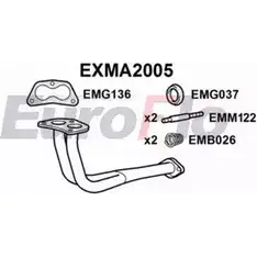 Выхлопная труба глушителя EUROFLO 4358018 EXMA2005 SCG1 TH VX5NONS изображение 0