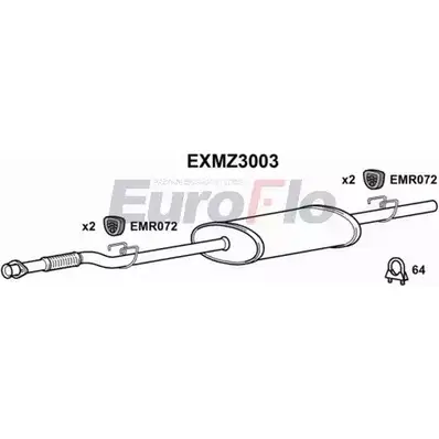 Резонатор EUROFLO N6UQC3 4358313 EXMZ3003 73 DIR изображение 0