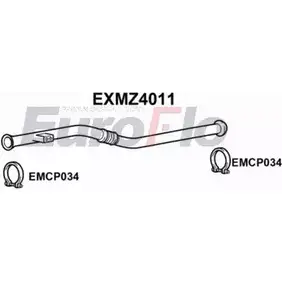 Выхлопная труба глушителя EUROFLO C6UI1RJ EXMZ4011 GJ YQVK 4358413