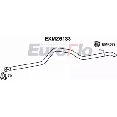 Насадка на глушитель EUROFLO S5J6O SH SED0 EXMZ6133 4358539 изображение 0