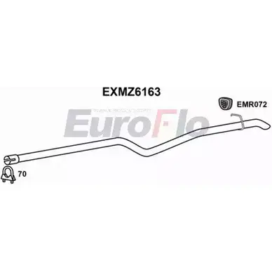 Насадка на глушитель EUROFLO HZCW VSN 4358568 EXMZ6163 HZUCY2E