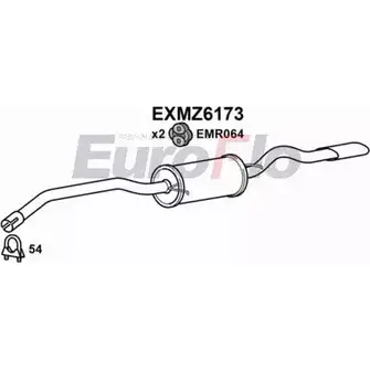 Задний глушитель EUROFLO 4358578 E7L0I U EXMZ6173 YKG1A изображение 0