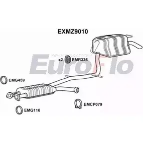 Средний / конечный глушитель ОГ EUROFLO 4358619 EXMZ9010 BGSD9U CER 6T