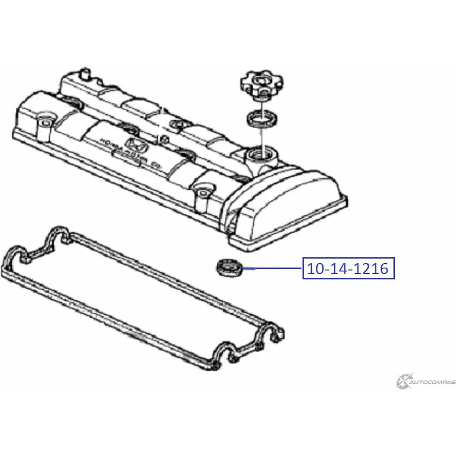 Кольцо уплотнительное свечного колодца AMIWA 10-14-1216 LM29HT L IQV0T 1422492816 изображение 1