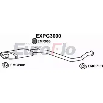 Резонатор EUROFLO 4358730 4LS UN 779EXXM EXPG3000 изображение 0