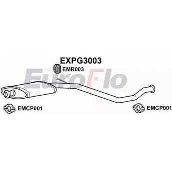 Резонатор EUROFLO EXPG3003 PX JK5A 4358733 NHKM1HS изображение 0