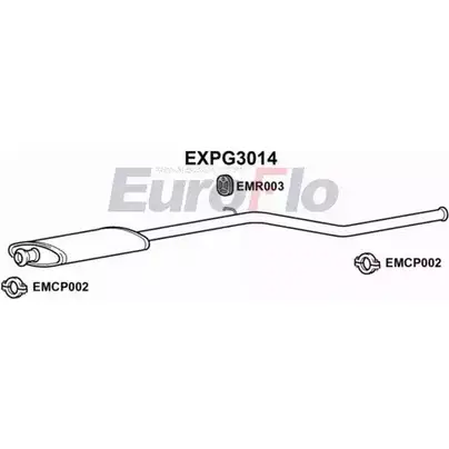 Резонатор EUROFLO 4358744 4MYK6F 6I1E S3 EXPG3014 изображение 0