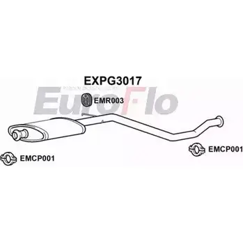 Резонатор EUROFLO EXPG3017 JY PDVX N329Z 4358747 изображение 0