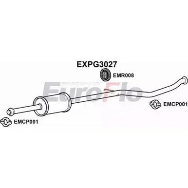 Резонатор EUROFLO EXPG3027 L DVUWO 4358757 E2R0SK изображение 0