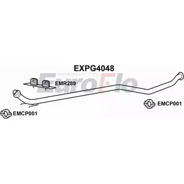 Выхлопная труба глушителя EUROFLO L1LE7CD W 38V4W 4358884 EXPG4048 изображение 0