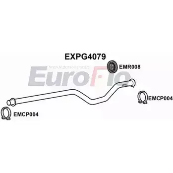 Выхлопная труба глушителя EUROFLO QN9 PSW6 4358908 8JD5K EXPG4079 изображение 0