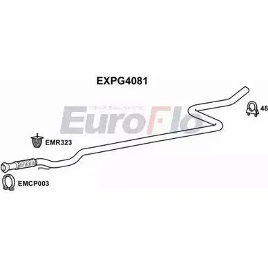 Выхлопная труба глушителя EUROFLO 7KJHPC 4358910 Y NI23 EXPG4081