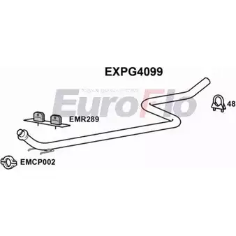 Выхлопная труба глушителя EUROFLO PZST B WTFUL7 4358923 EXPG4099 изображение 0