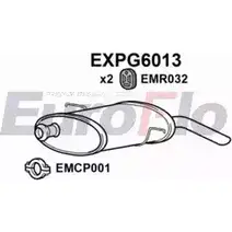 Задний глушитель EUROFLO G54XZ9 1 8VV4S EXPG6013 4358940