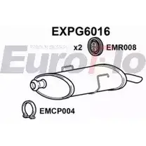 Задний глушитель EUROFLO A89Y4B6 2D48 T39 4358943 EXPG6016