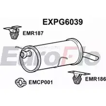 Задний глушитель EUROFLO EXPG6039 4358966 DT80WZE CBV 3G изображение 0