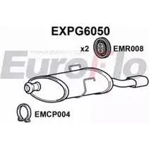 Задний глушитель EUROFLO Z0A1ZD8 DLK8 2X1 EXPG6050 4358977 изображение 0