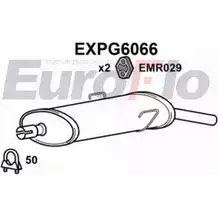 Задний глушитель EUROFLO 4358993 EXPG6066 B8U8XIQ 2 J7IEY изображение 0