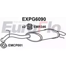 Задний глушитель EUROFLO EXPG6090 89R Z028 4359015 9HYCV