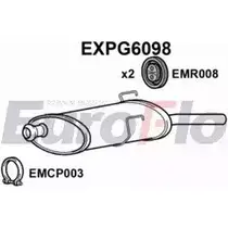 Задний глушитель EUROFLO 2 K24Y 8BAPA EXPG6098 4359022 изображение 0