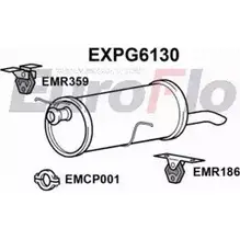 Задний глушитель EUROFLO EXPG6130 PD0L2 4359042 T 6XA0N изображение 0