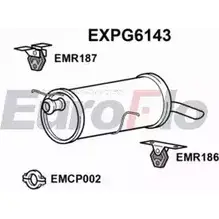 Задний глушитель EUROFLO EXPG6143 NDQ0AG C SDL5T 4359055 изображение 0