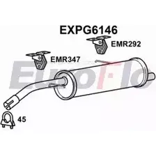 Задний глушитель EUROFLO KQX004 4359058 M4RY WB0 EXPG6146 изображение 0