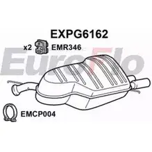 Задний глушитель EUROFLO 4359071 OJ7DD9 EXPG6162 B5 R67