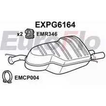 Задний глушитель EUROFLO EXPG6164 4359073 AWPIP8 O 9I7GW9 изображение 0