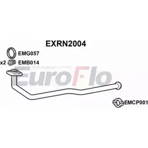Выхлопная труба глушителя EUROFLO 430X6W 4359164 EXRN2004 QSP FY изображение 0