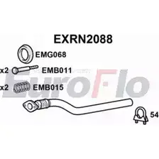 Выхлопная труба глушителя EUROFLO 8 9KBL 5ZTOI0I EXRN2088 4359245 изображение 0