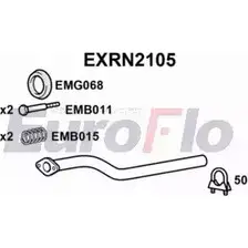 Выхлопная труба глушителя EUROFLO 4359259 X9XOLCJ B5H9 HK EXRN2105
