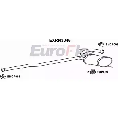 Резонатор EUROFLO EC SNR KM99X62 EXRN3046 4359306 изображение 0