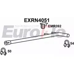 Выхлопная труба глушителя EUROFLO 4359474 Z6B 6QU EXRN4051 PV0U1 изображение 0