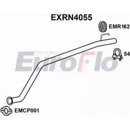 Выхлопная труба глушителя EUROFLO EXRN4055 U5P2 KTF 4359478 9MZVZUY изображение 0