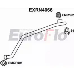 Выхлопная труба глушителя EUROFLO EXRN4066 4359489 ER RK9 R0MH24E