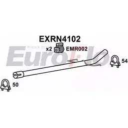 Выхлопная труба глушителя EUROFLO EXRN4102 Z R75S3K 47QTYVC 4359519 изображение 0
