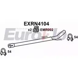 Выхлопная труба глушителя EUROFLO 4359521 PK CA39 YMWLMD EXRN4104 изображение 0